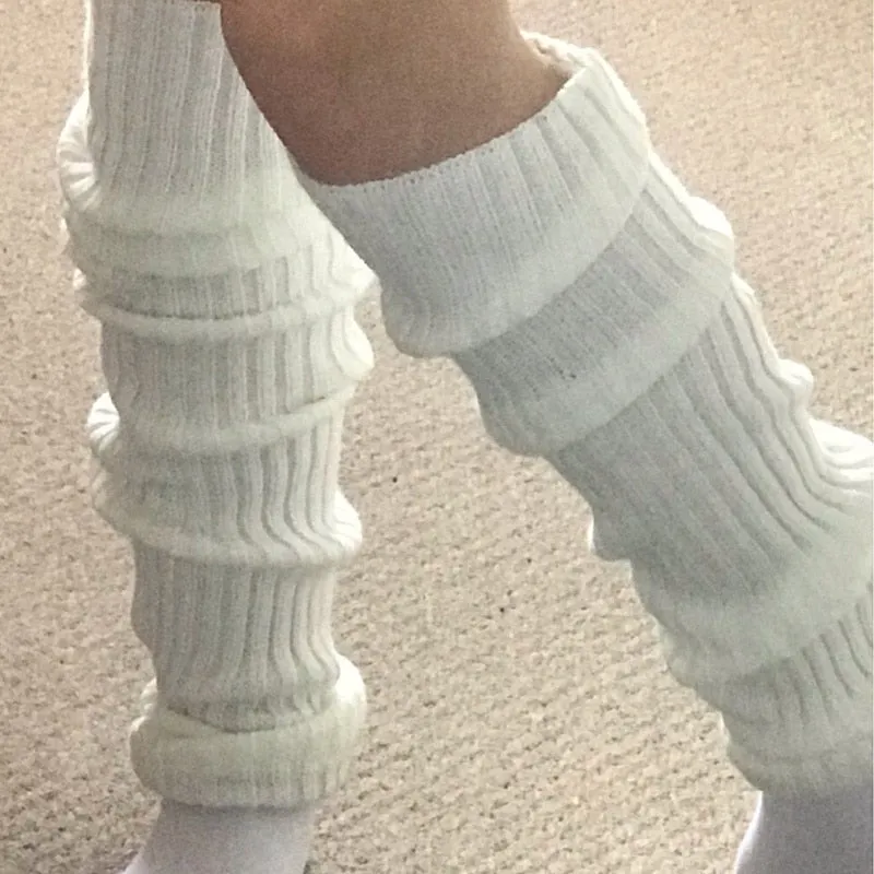 70cm Over Knee Japanese Jk Uniform Leg Warmers Lolita Winter