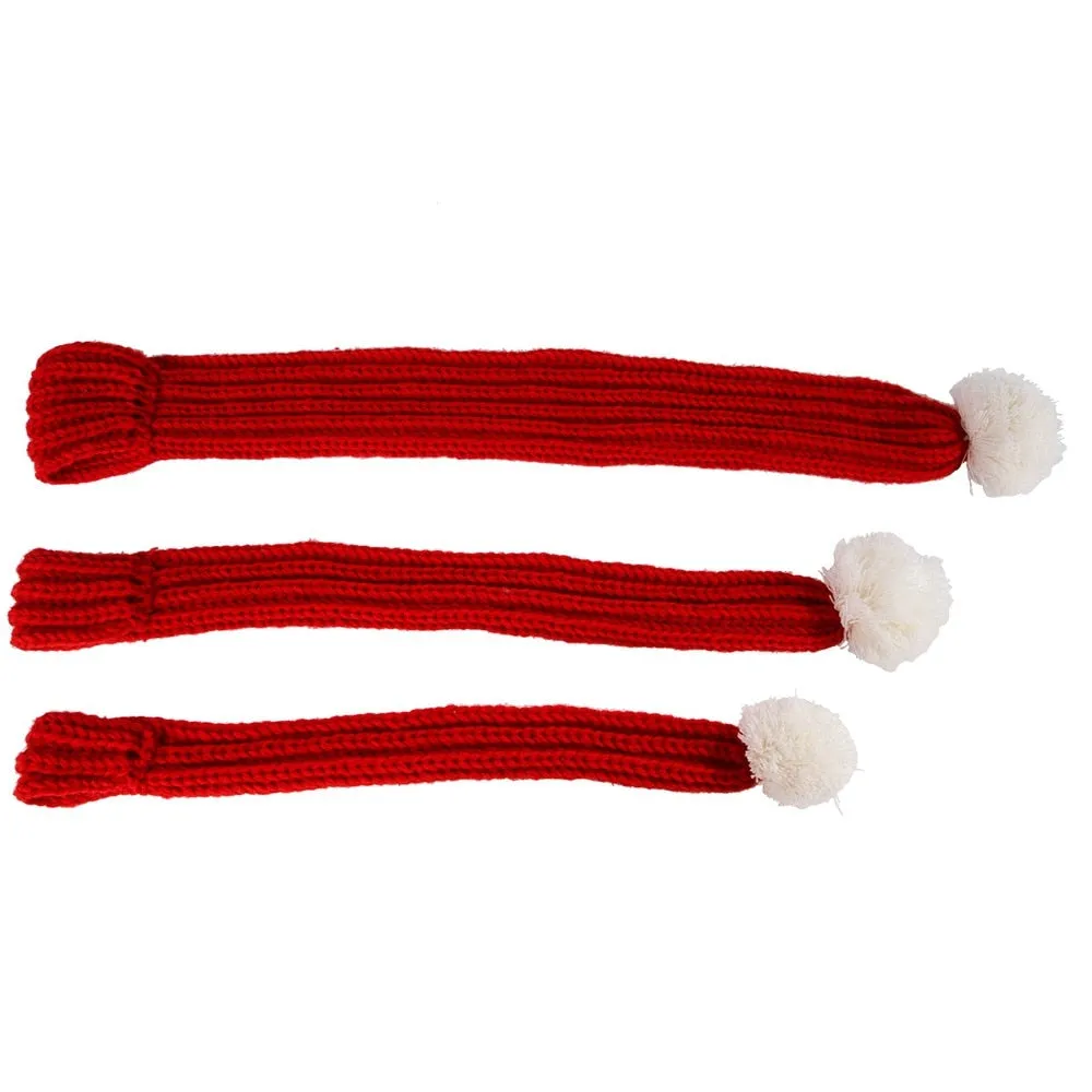 Christmas Knit Scarf for French Bulldog