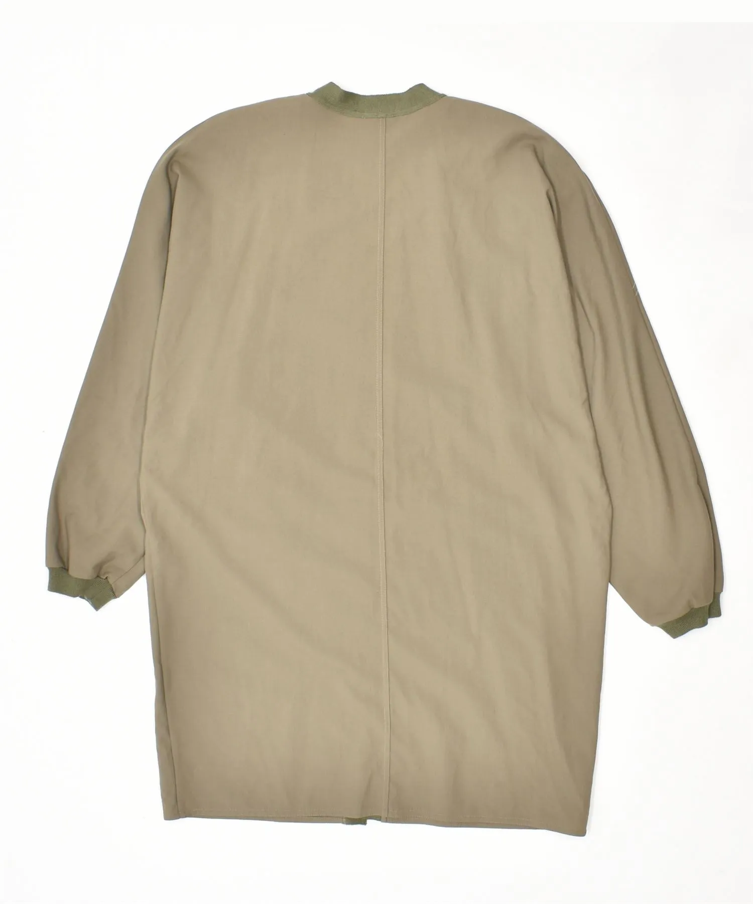 CIPRIANI Womens Overcoat UK 16 Large Khaki Wool Vintage