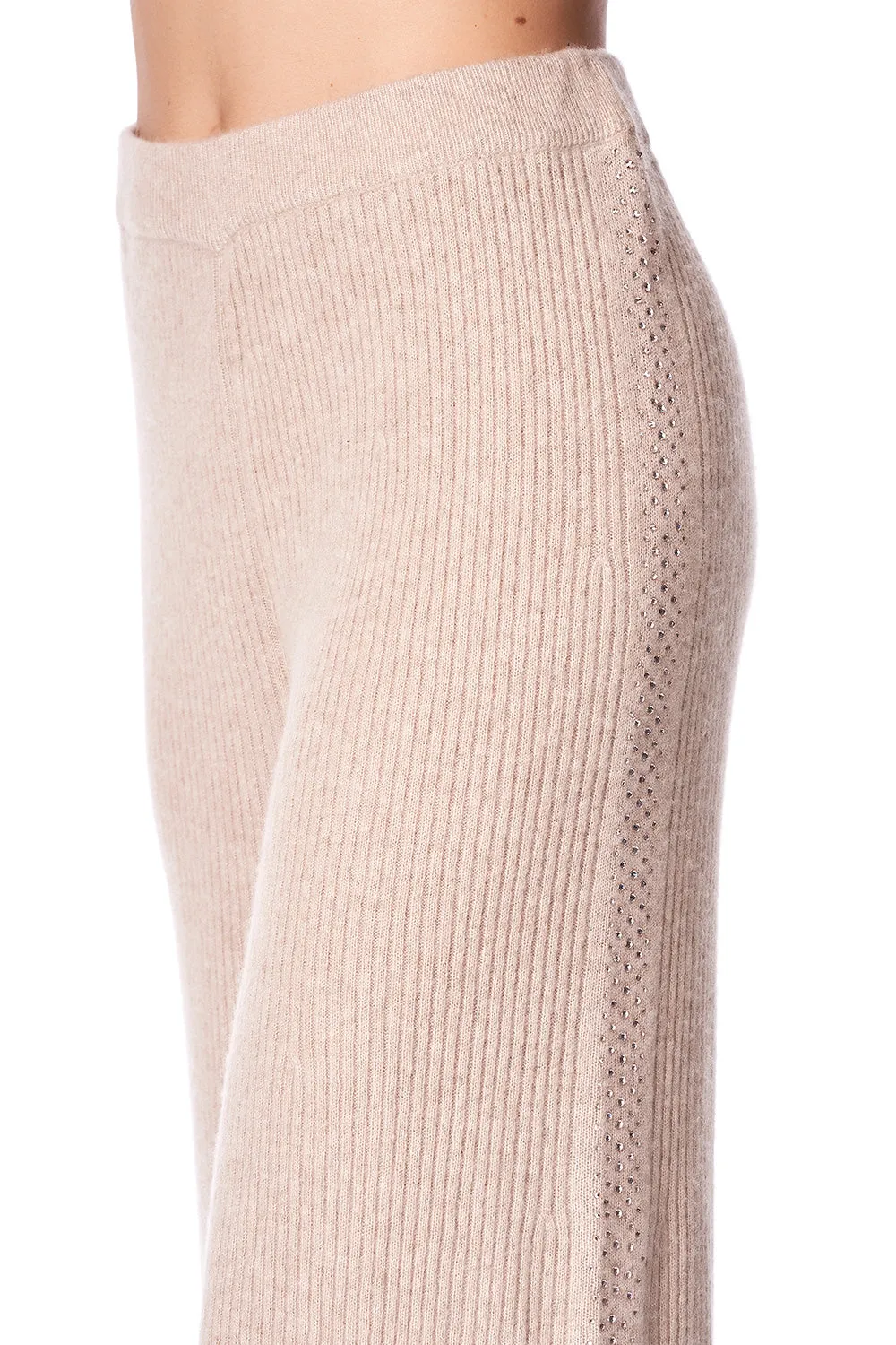 KNITTED PANT WITH SIDE DETAIL ALL MY AVIGNON