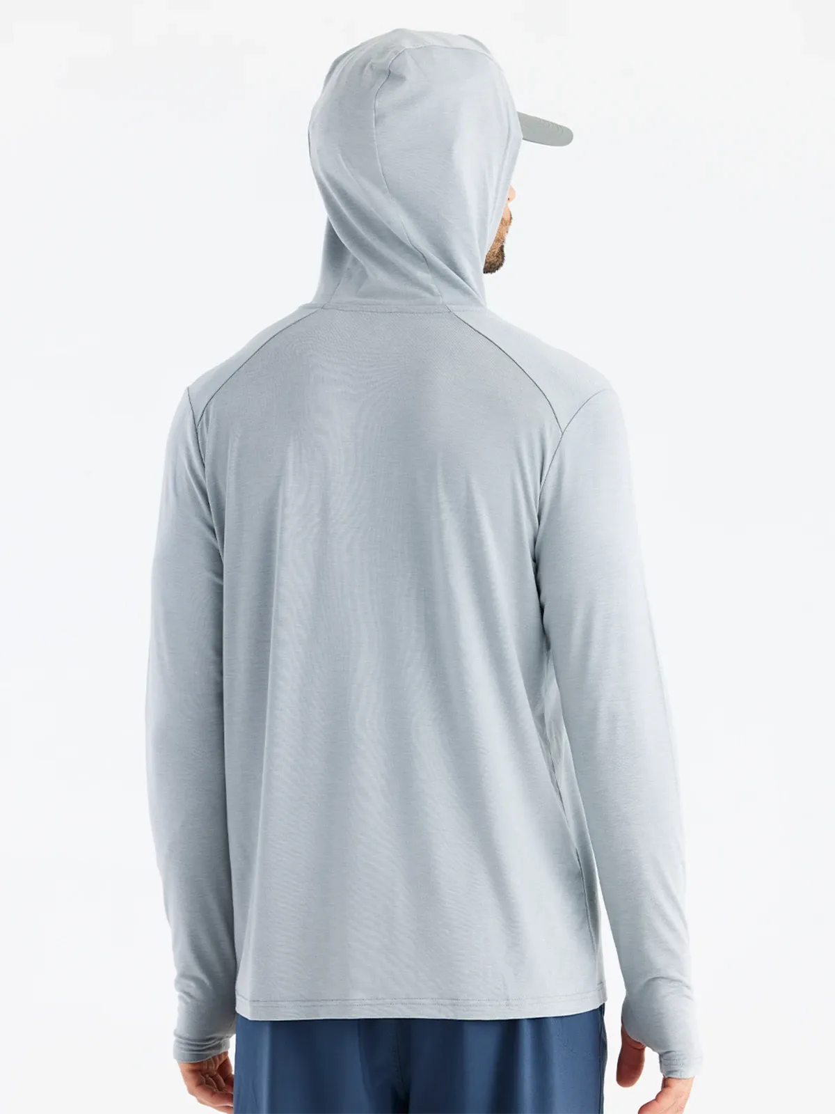 Men's Bamboo Shade Hoodie - Heather Aspen Grey