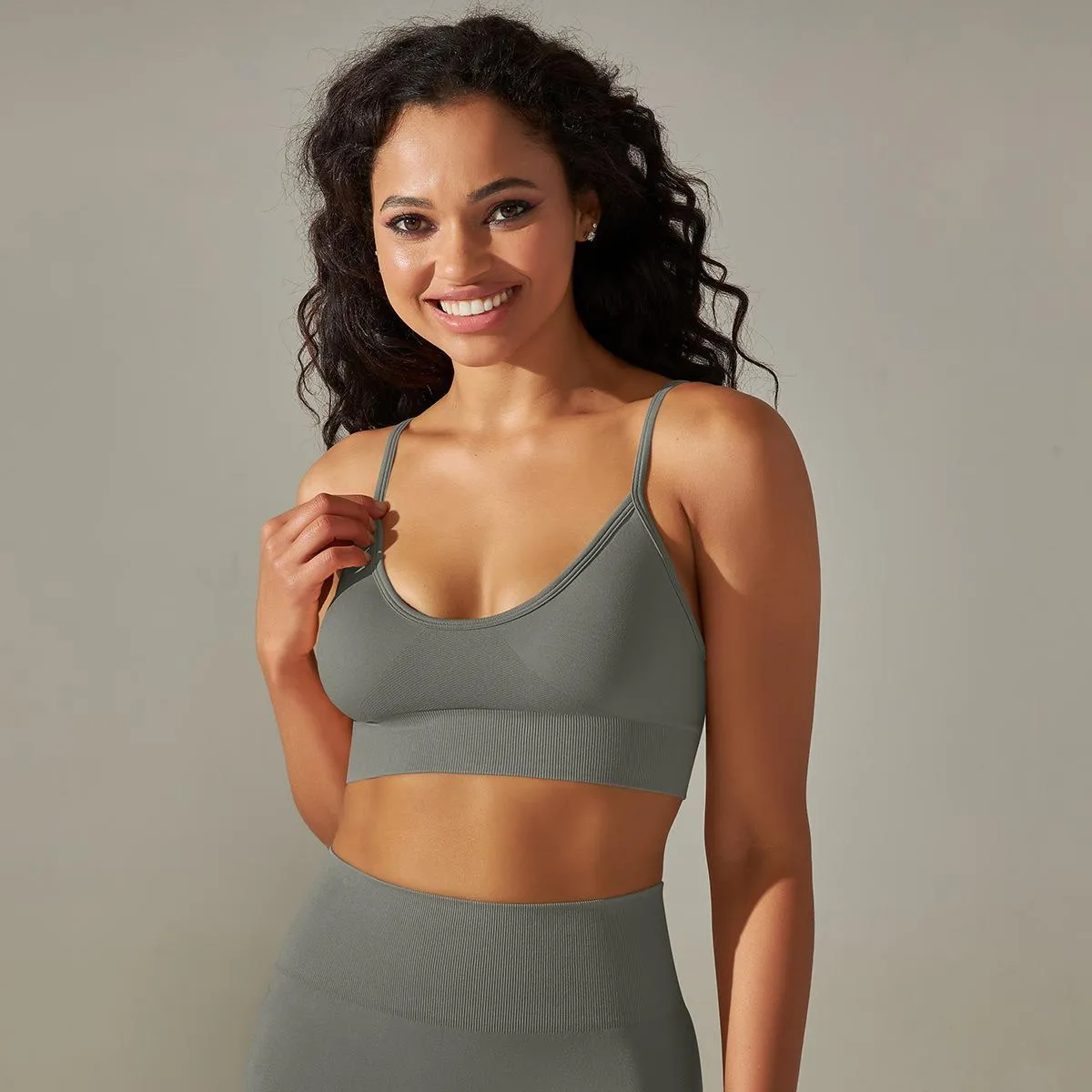 Seamless Knitted Quick-drying Yoga Vest Camisole For Women