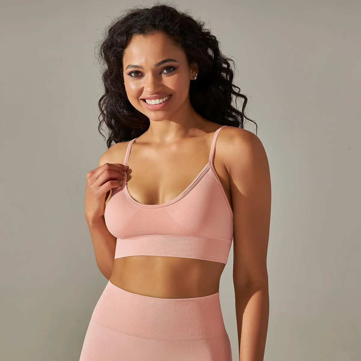 Seamless Knitted Quick-drying Yoga Vest Camisole For Women