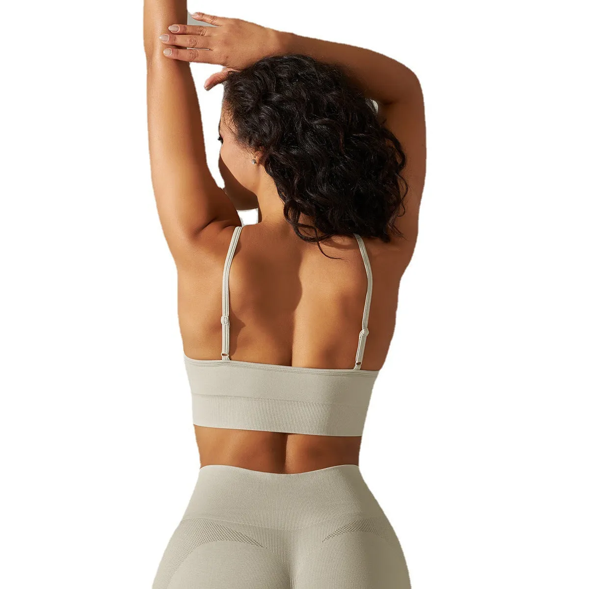 Seamless Knitted Quick-drying Yoga Vest Camisole For Women