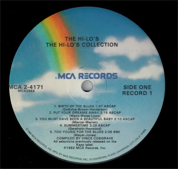 The Hi-Lo's - The Hi-Lo's Collection - LP