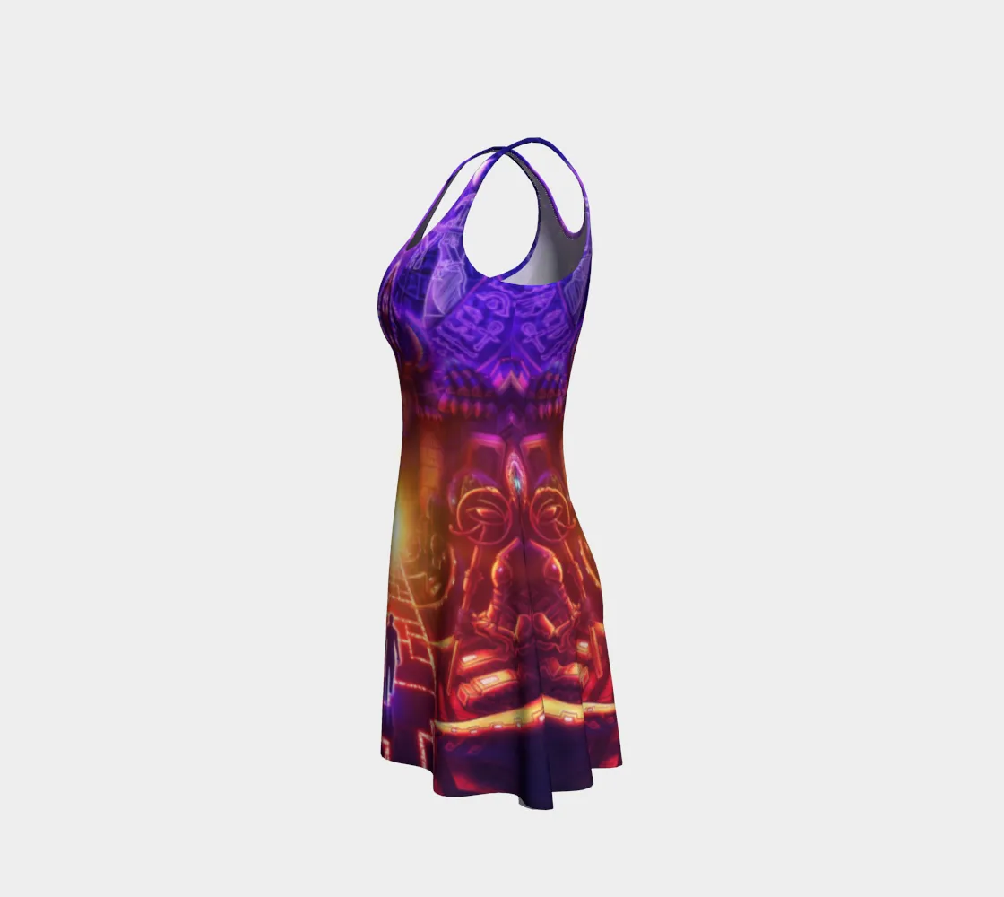 THE KEY IS WITHIN | FLARE DRESS | SALVIADROID