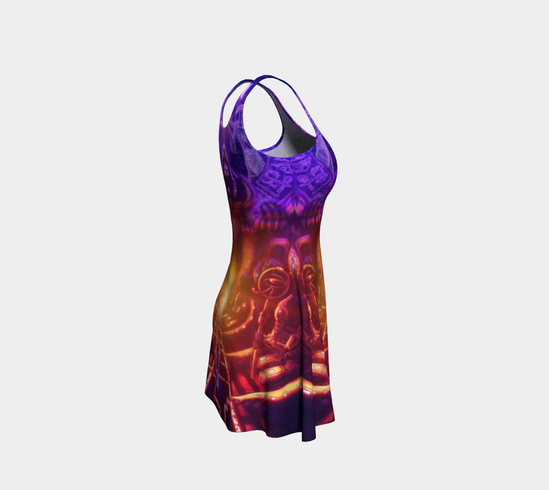 THE KEY IS WITHIN | FLARE DRESS | SALVIADROID