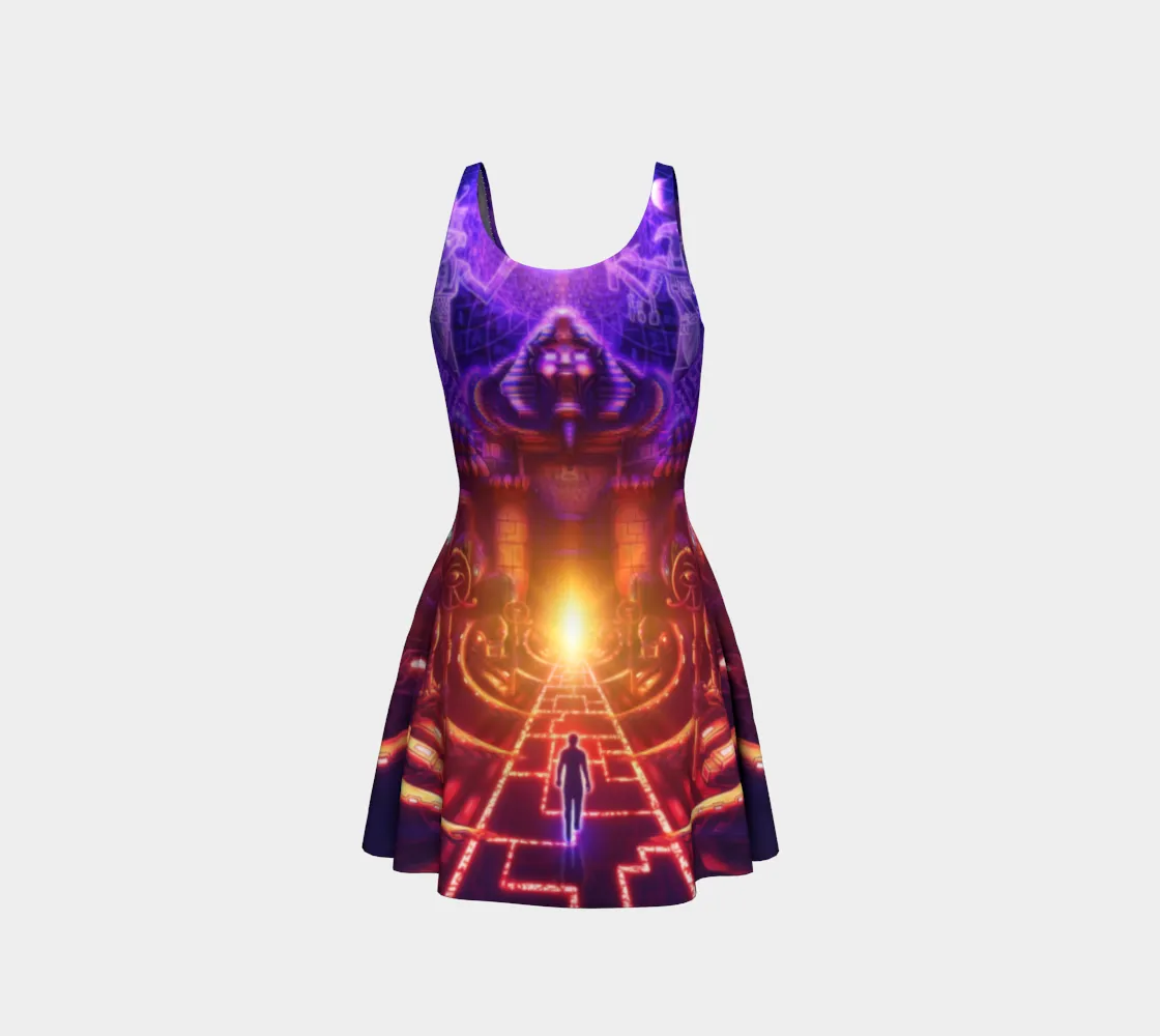 THE KEY IS WITHIN | FLARE DRESS | SALVIADROID