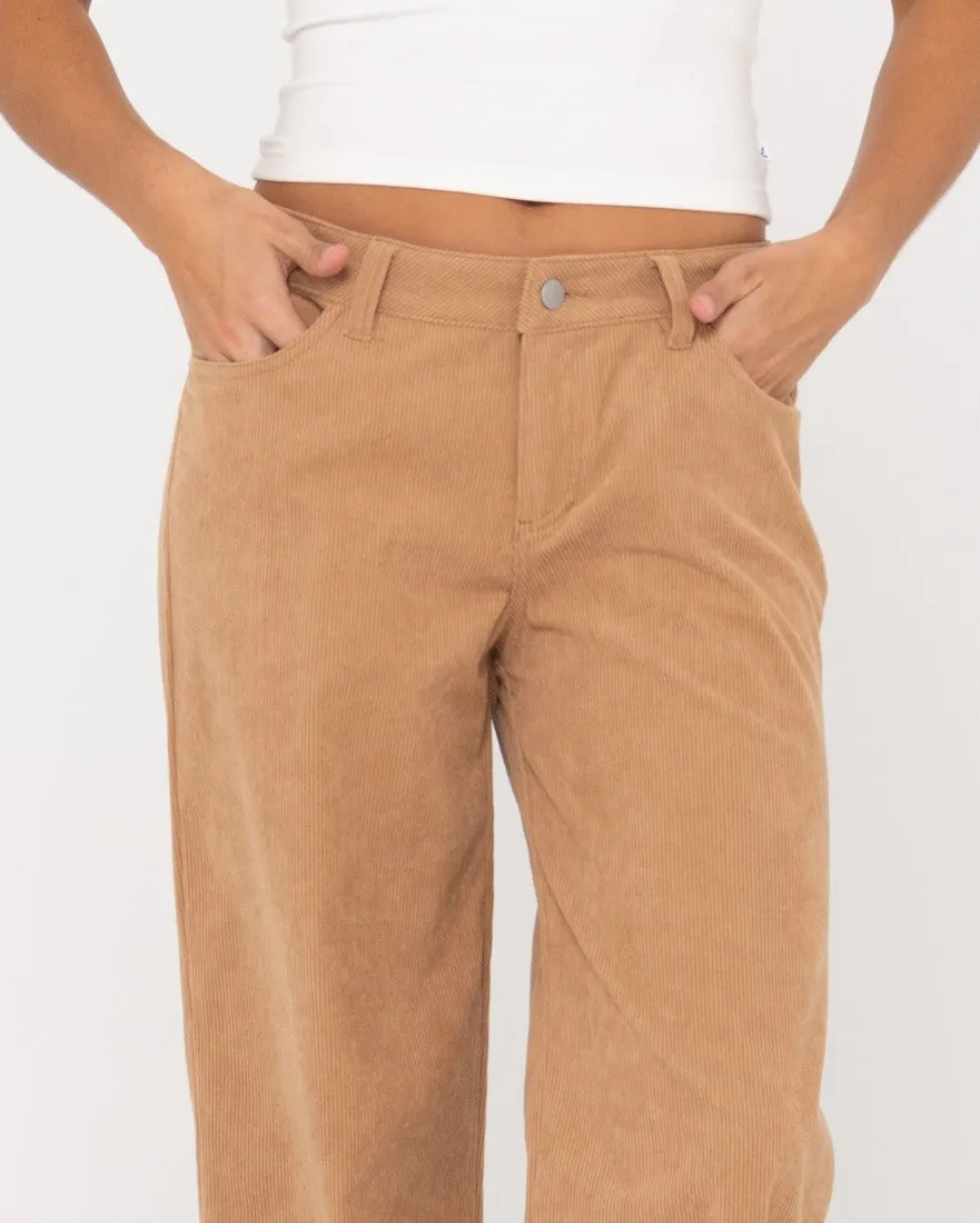 The Secret Low Rise Wide Leg Cord Pant