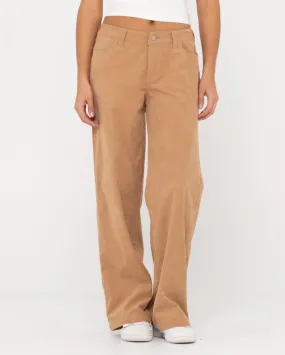 The Secret Low Rise Wide Leg Cord Pant