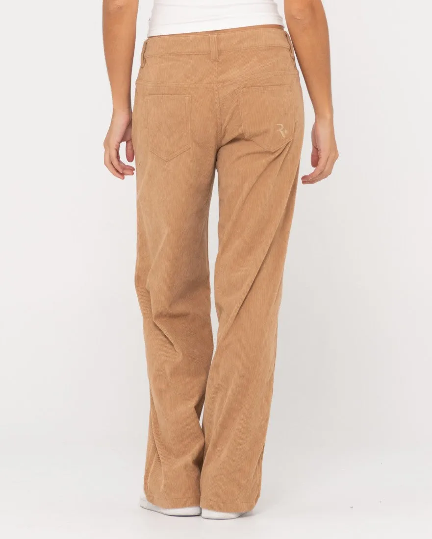 The Secret Low Rise Wide Leg Cord Pant