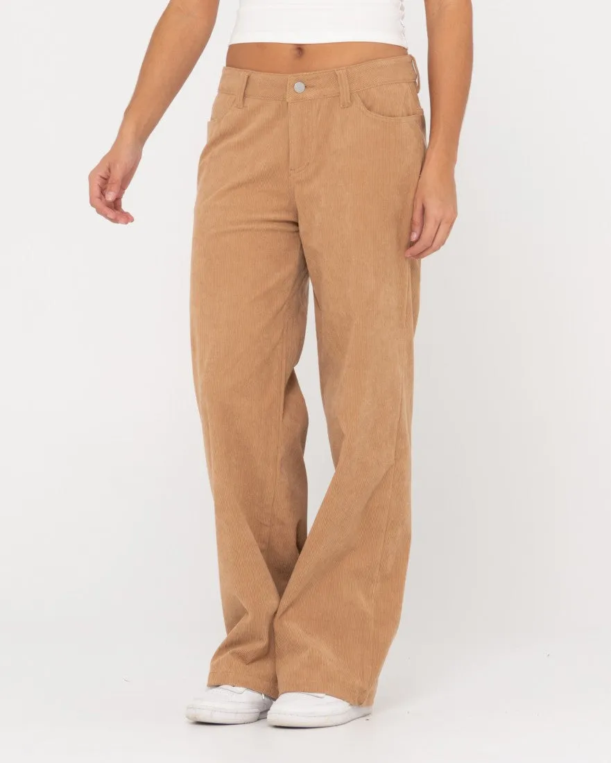 The Secret Low Rise Wide Leg Cord Pant