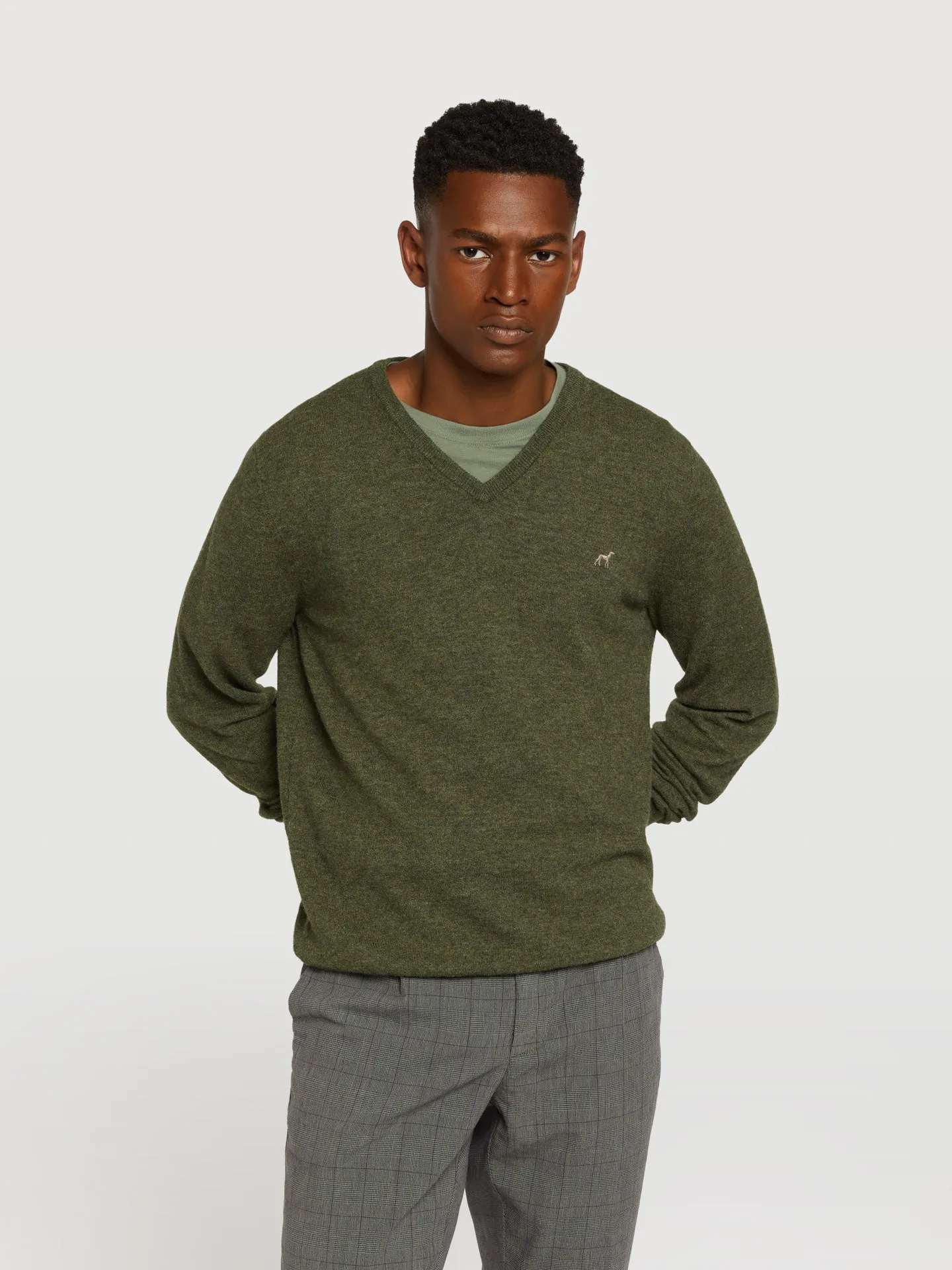V-neck sweater