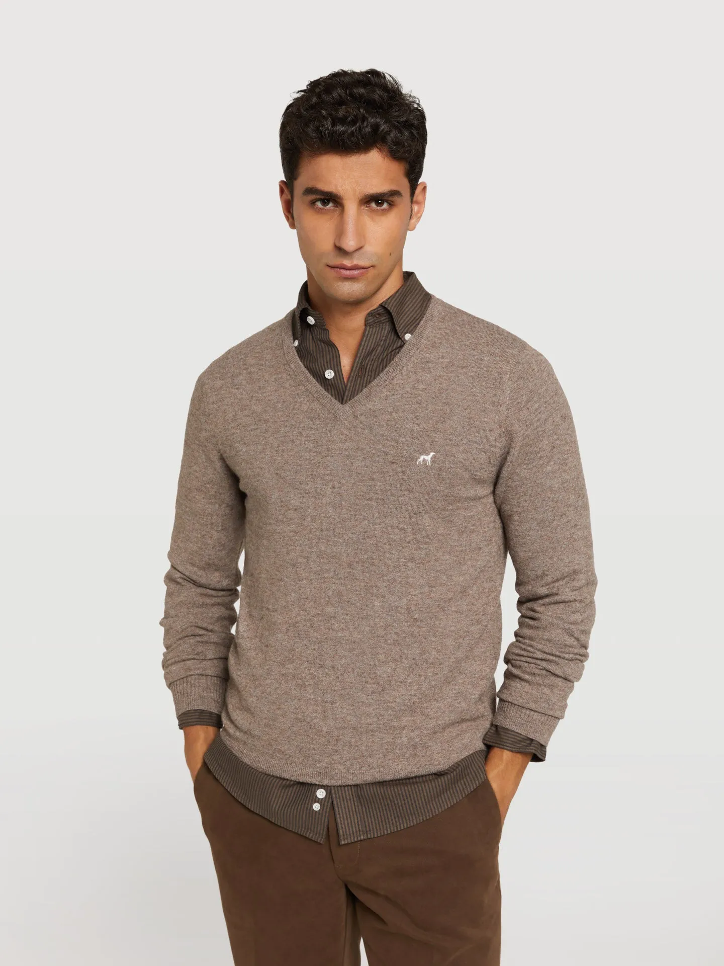 V-neck sweater