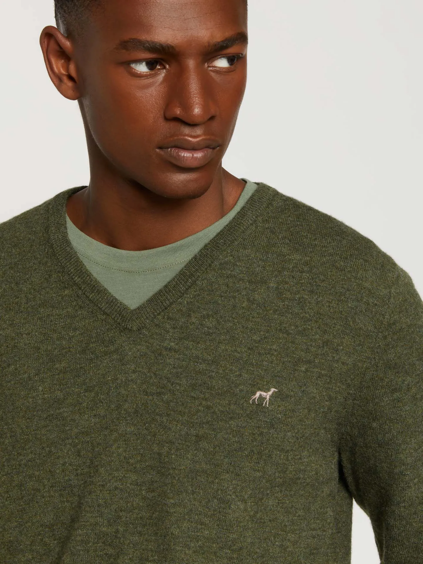 V-neck sweater