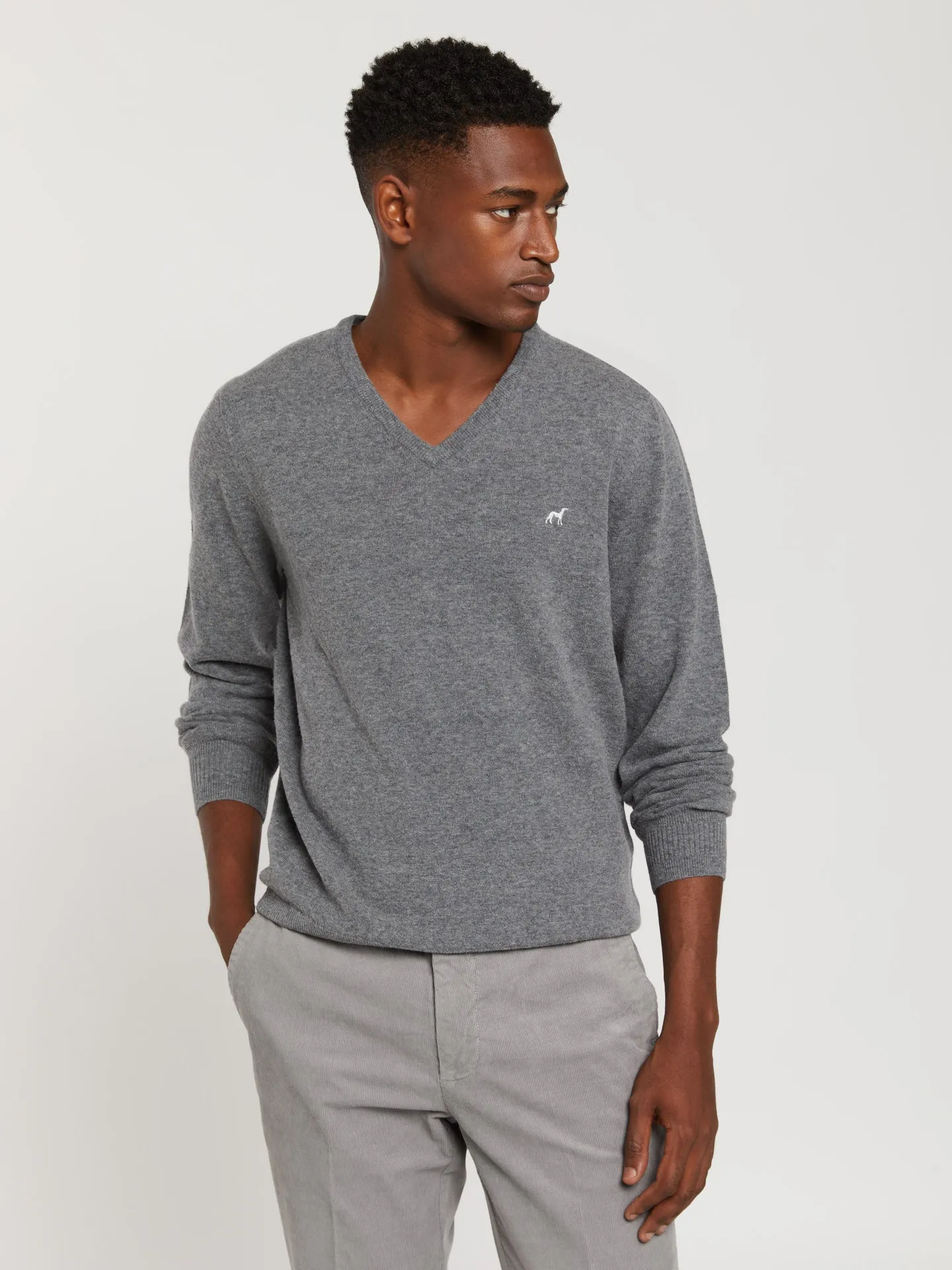 V-neck sweater