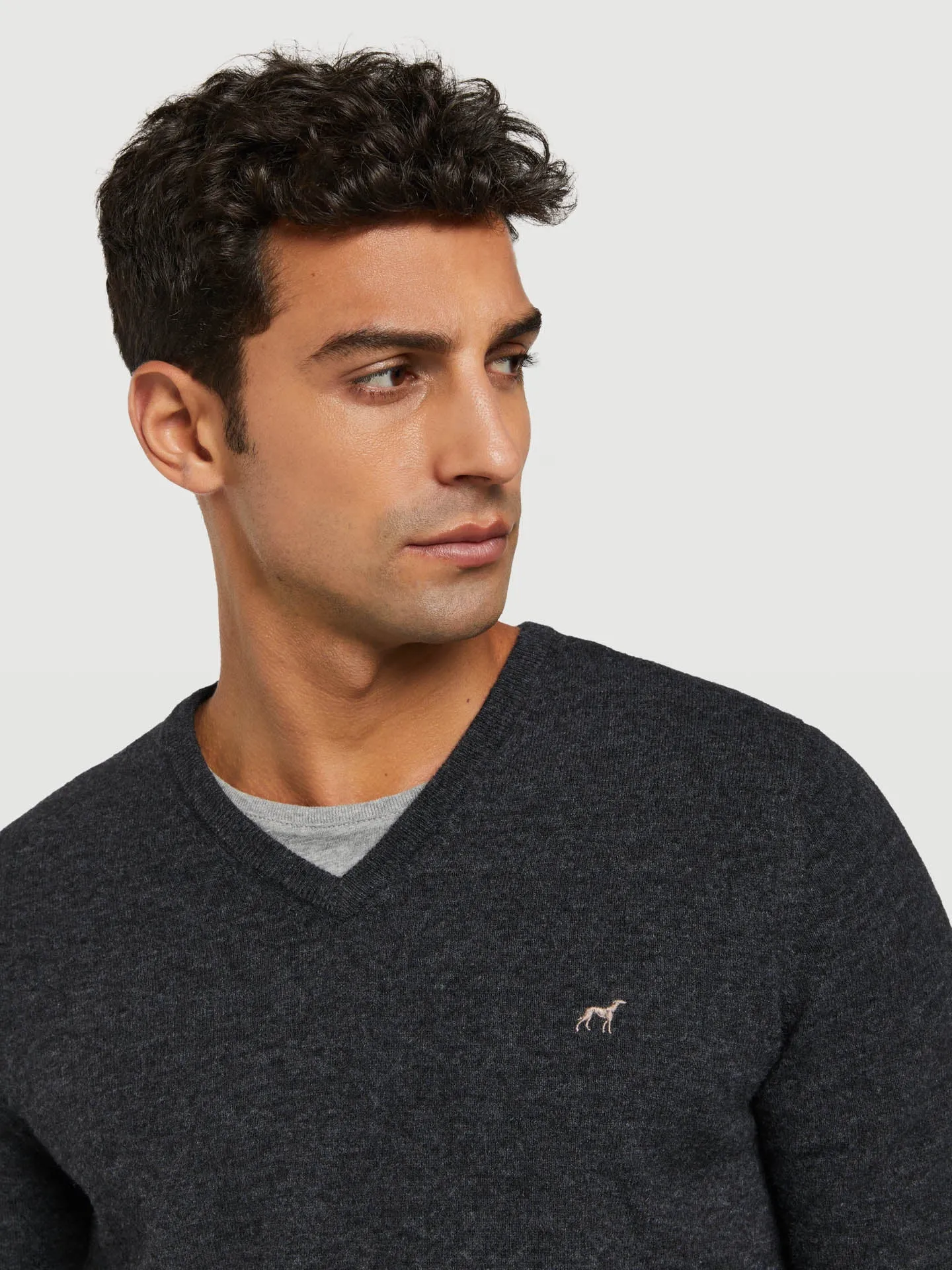 V-neck sweater