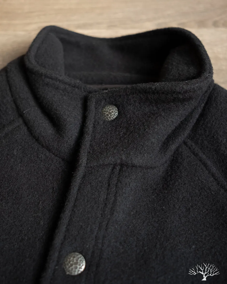 Welding Jacket - Black Melton Wool